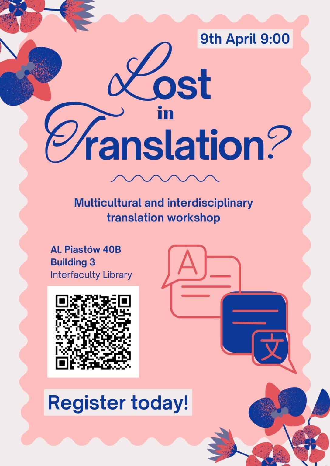 Zapraszamy na warsztaty przekładowe „Lost in translation?”