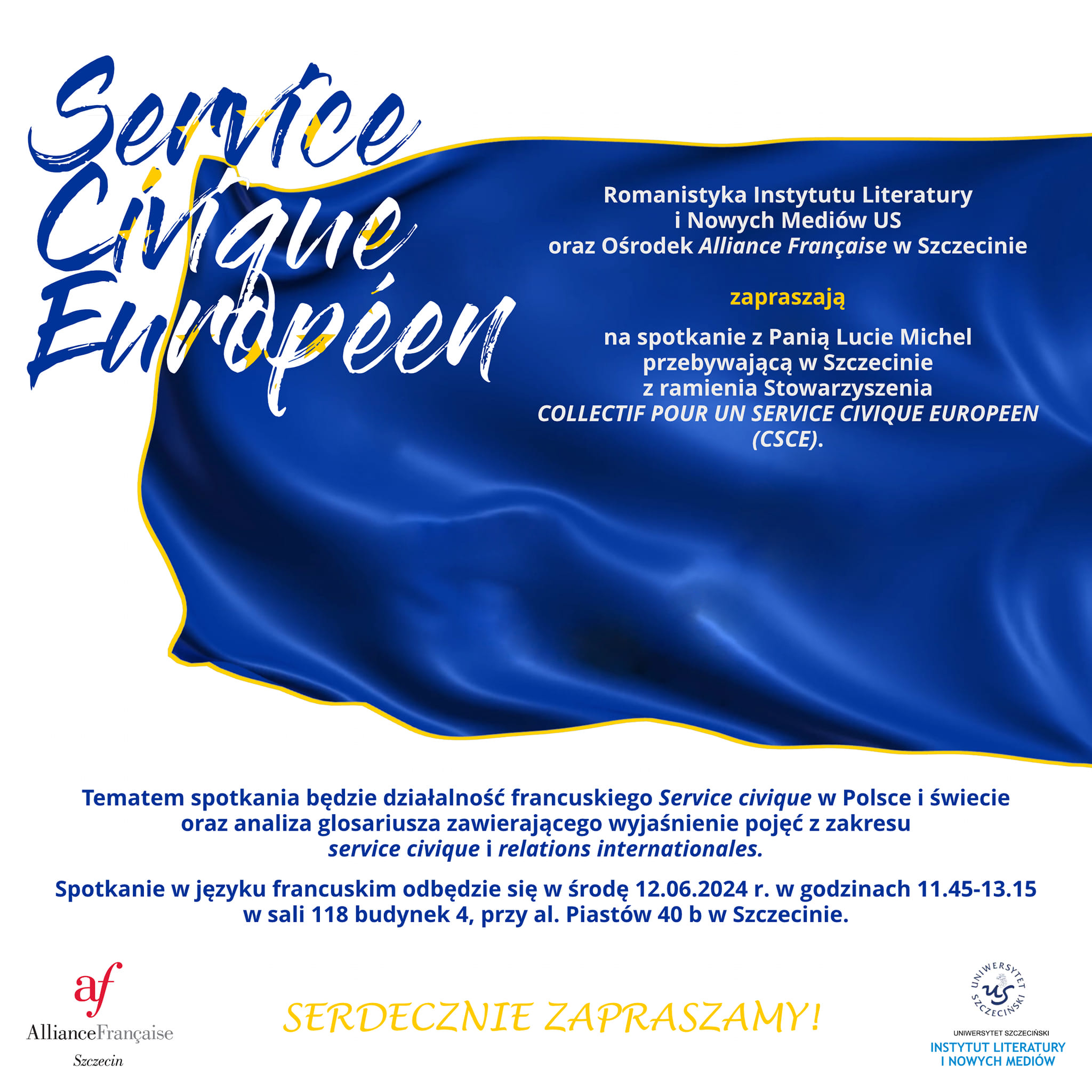 Spotkanie z Lucie Michel, przedstawicielką Service Civique
