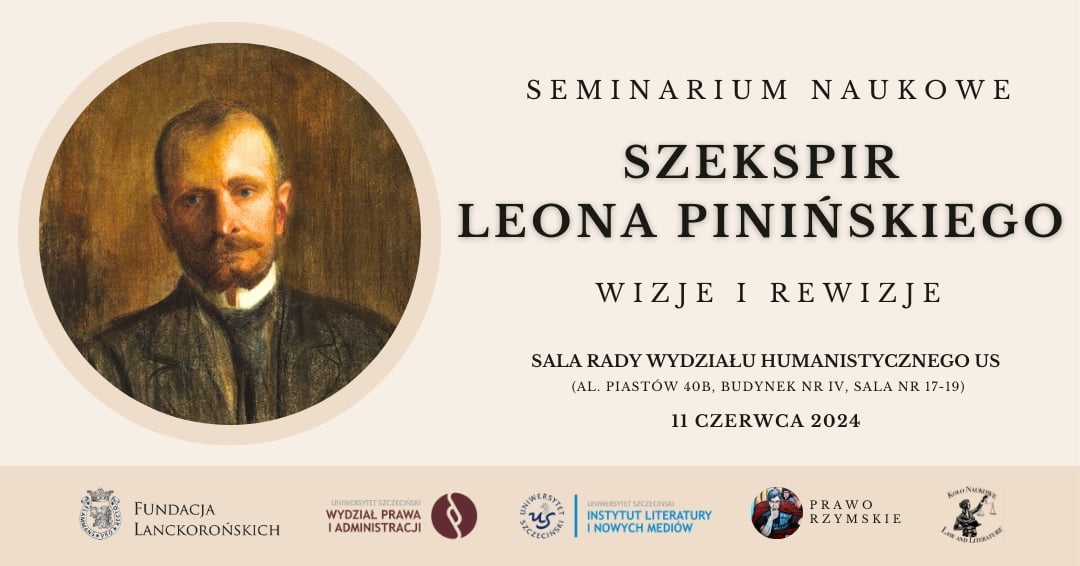 Zapraszamy na seminarium „Szekspir Leona Pinińskiego. Wizje i rewizje”