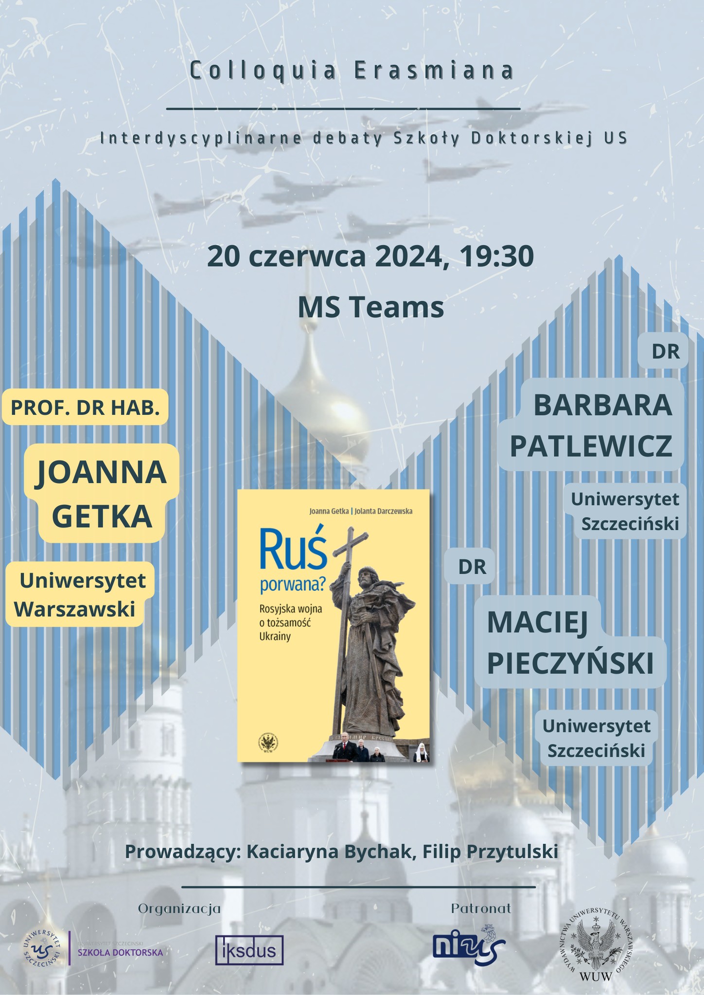 Zapraszamy na literaturoznawczo-historyczną debatę z cyklu Colloquia Erasmiana