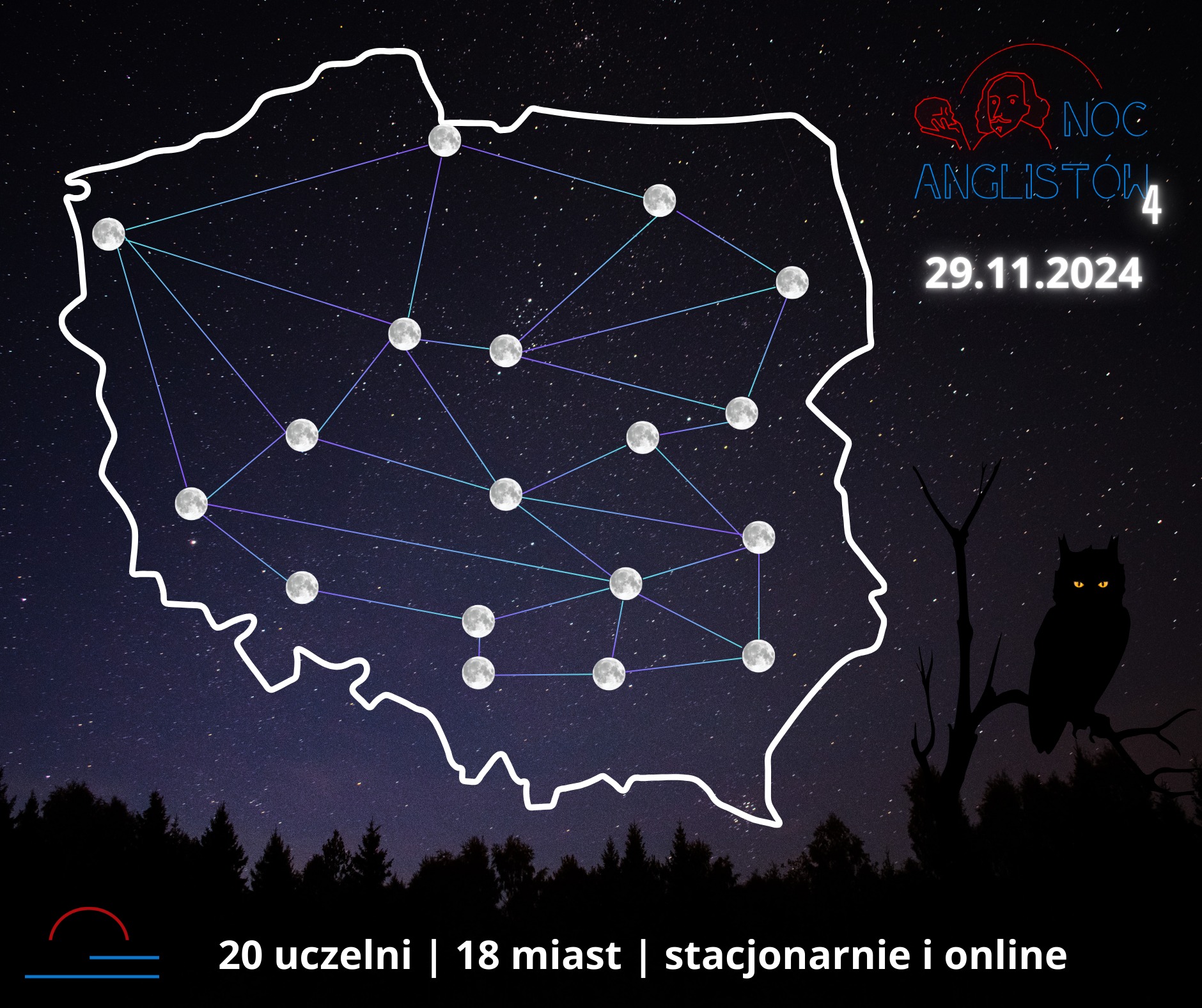 Zapraszamy na Noc Anglistów na Uniwersytecie Szczecińskim