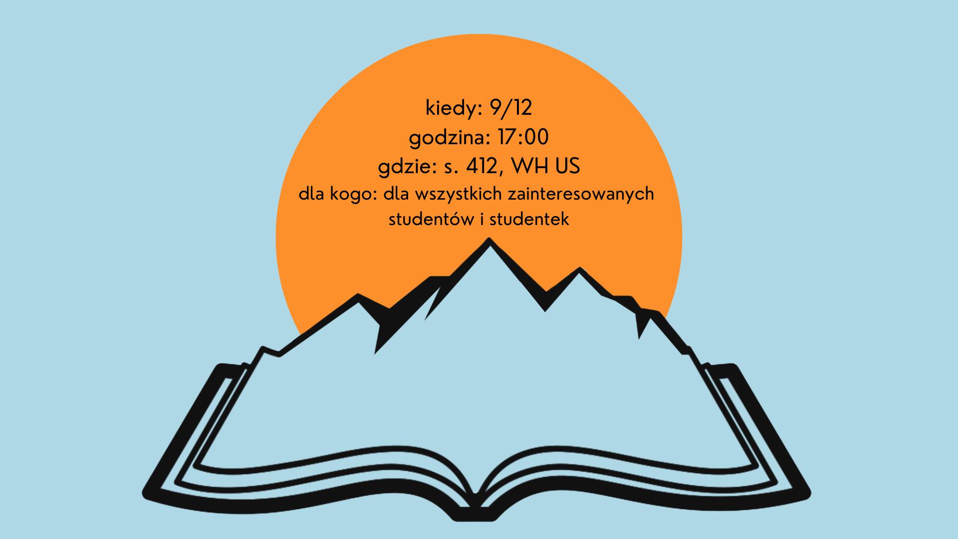Koło naukowe Horyzonty Krytyki zaprasza na spotkanie studentów zainteresowanych mediami, dziennikarstwem i literaturą