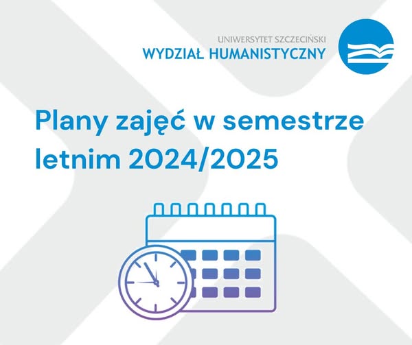 Plany zajęć w semestrze letnim 2024/2025