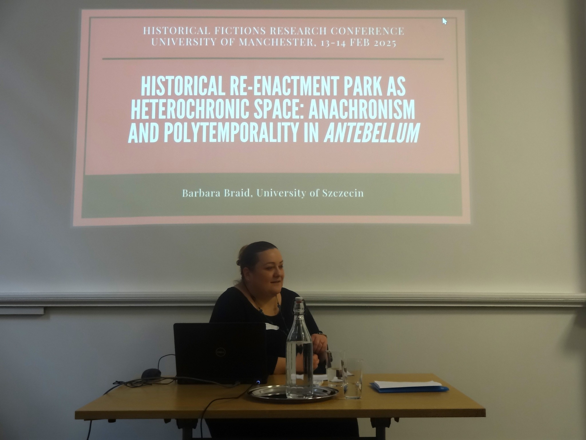 Referat dr Barbary Braid podczas konferencji w Friends’ Meeting House i Manchester Central Librar