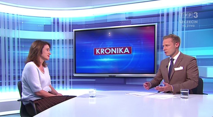 Dr Nina Pielacińska w TVP3 Szczecin