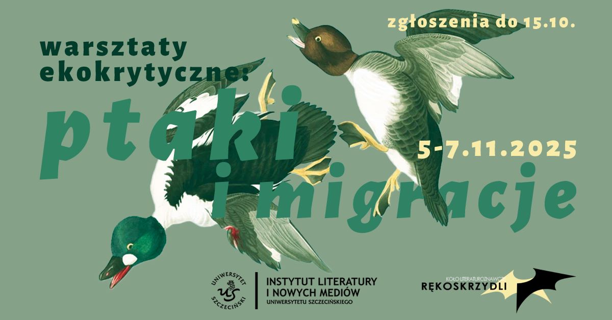 Zapraszamy na kolejną edycję warsztatów ekokrytycznych