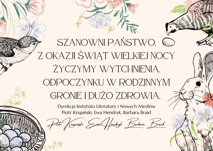 Życzenia świąteczne dla pracowników, współpracowników i studentów naszego Instytutu