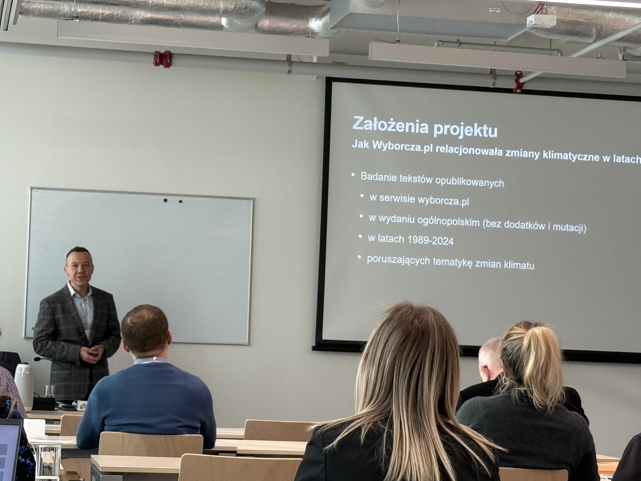 Dr Krzysztof Flasiński o algorytmach, big data i zmianach klimatu na Ogólnopolskiej Konferencji Metodologicznej Medioznawców