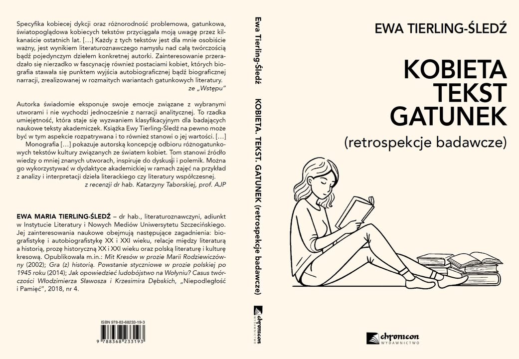 Nowa monografia prof. Ewy Tierling-Śledź