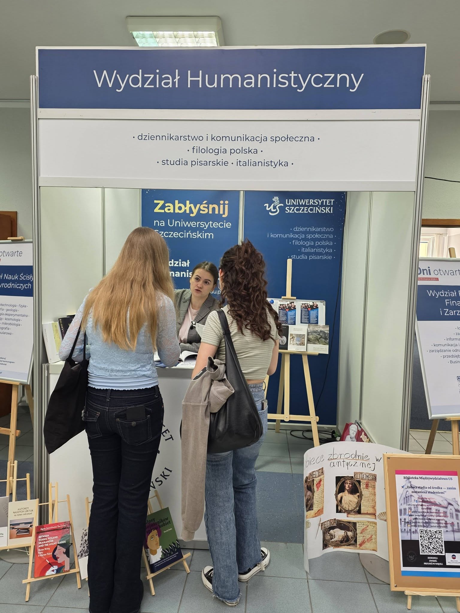 Instytut Literatury i Nowych Mediów podczas Dni Otwartych Uniwersytetu Szczecińskiego