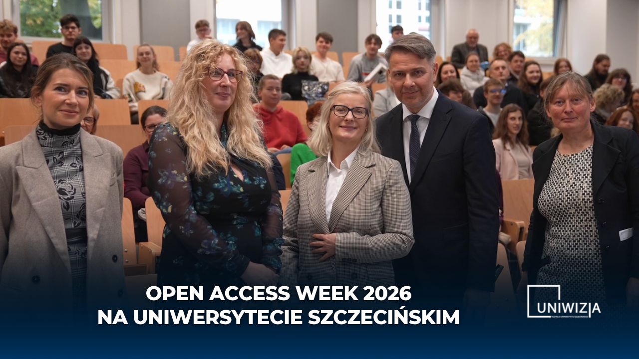 Prof. Agata Zawiszewska-Semeniuk z wykładem podczas międzynarodowej imprezy naukowej Open Access Week
