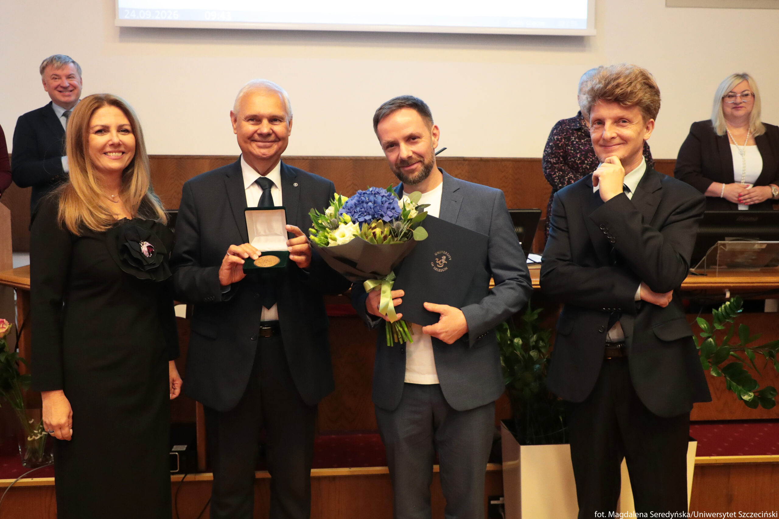 Medal Uniwersytetu Szczecińskiego dla Adama „Łony” Zielińskiego