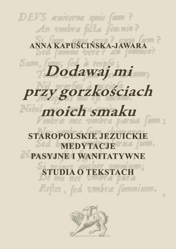 Monografia prof. Anny Kapuścińskiej-Jawary