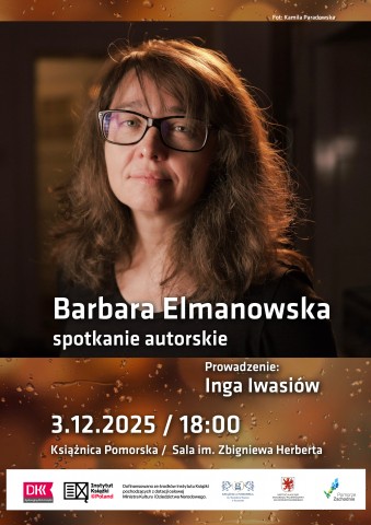 Spotkanie autorskie z dr Barbarą Elmanowską