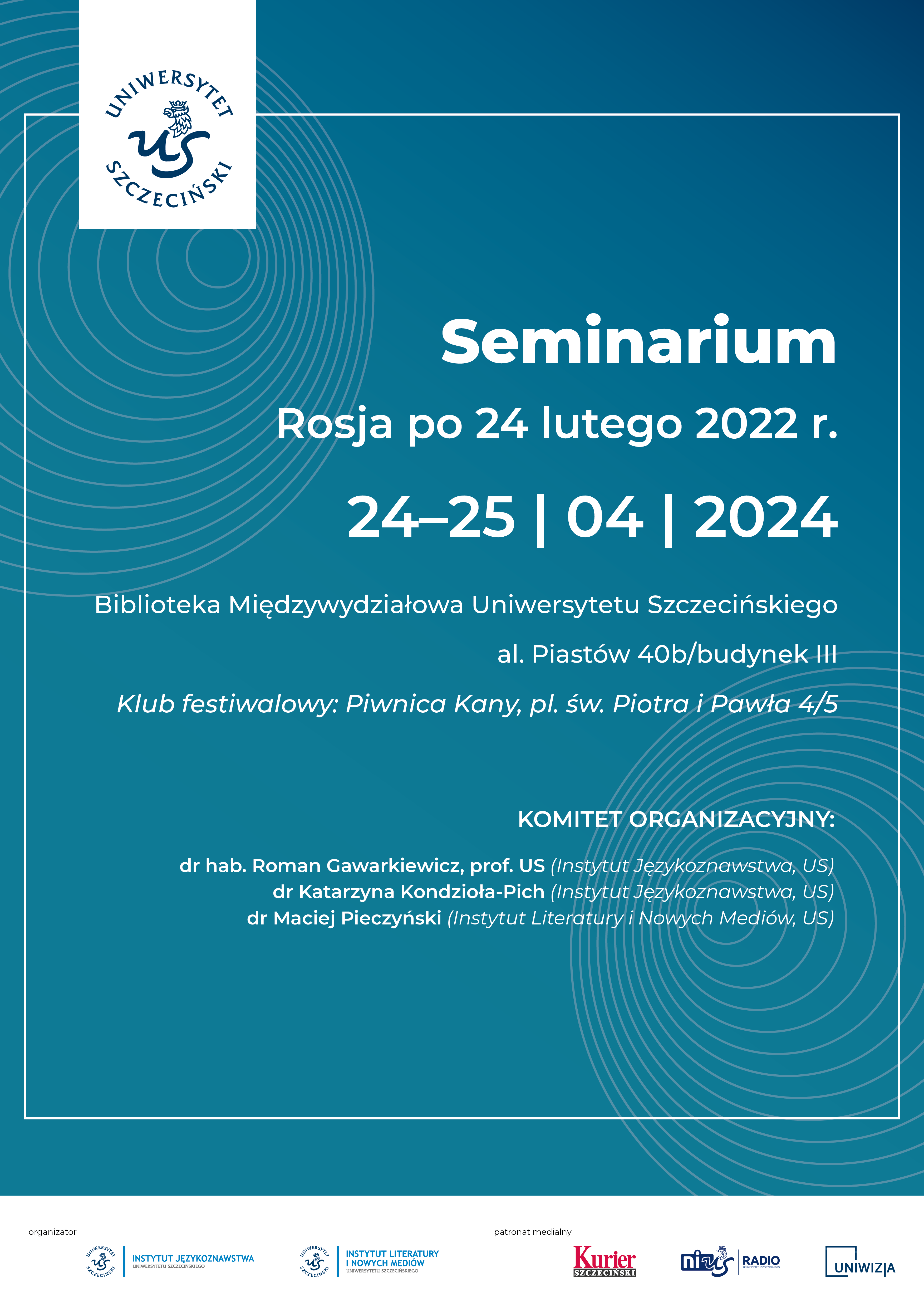 Seminarium naukowe „Rosja po 24 lutego 2022 roku”. Wśród referatów prelekcje na temat literatury rosyjskiej wobec wojny