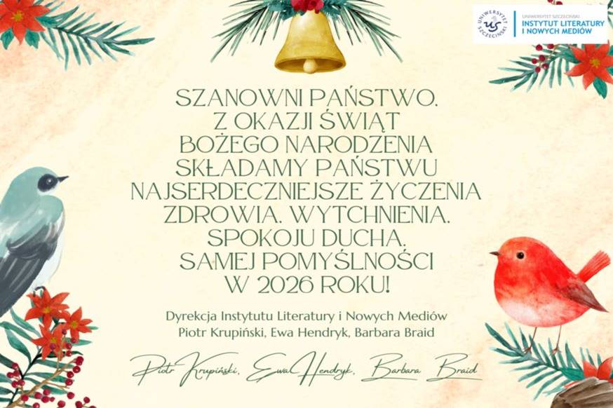 Życzenia świąteczne i noworoczne