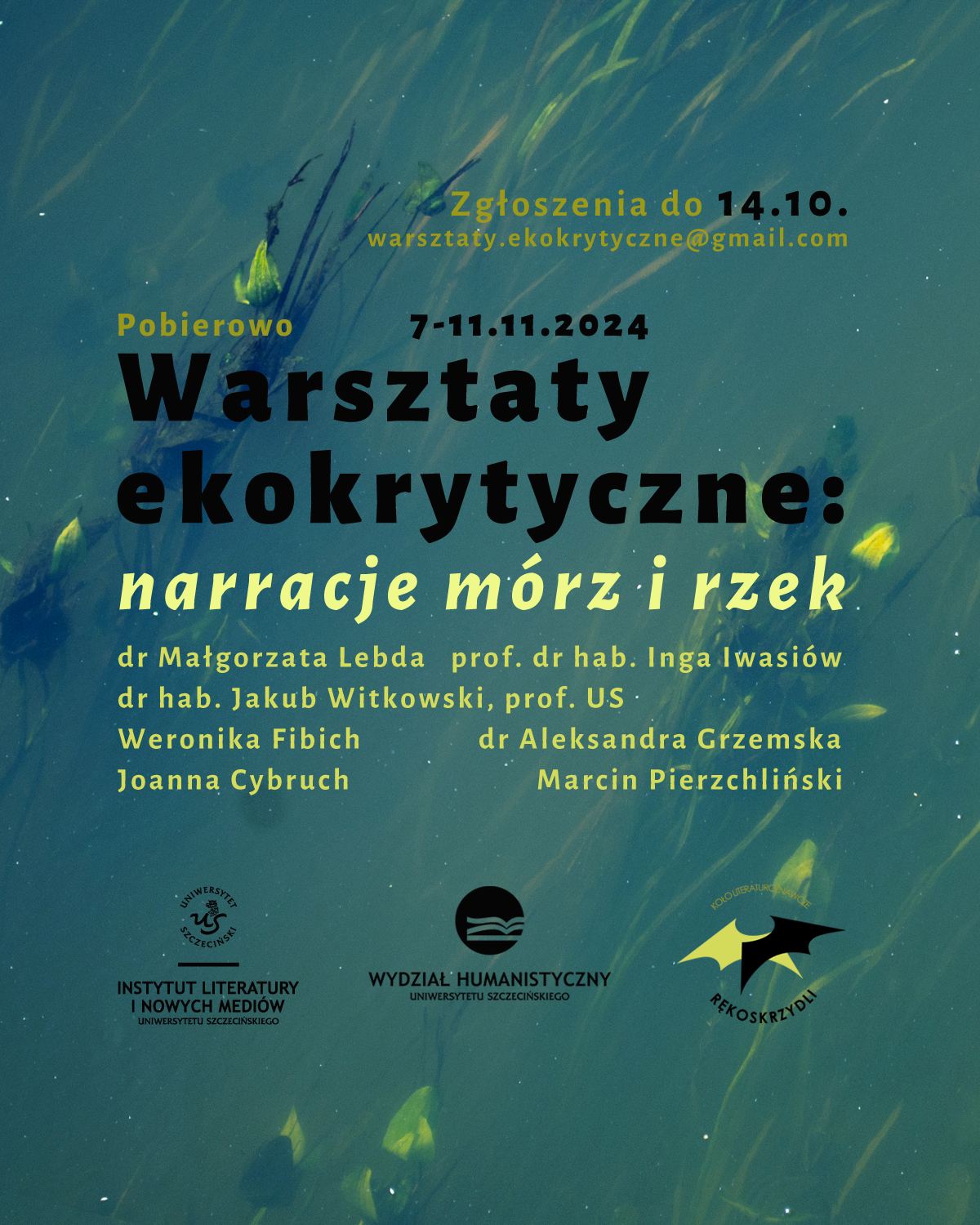 Zapraszamy na „Warsztaty ekokrytyczne – narracje mórz i rzek”