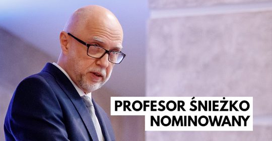 Profesor Dariusz Śnieżko nominowany do nagrody im. prof. Kotarbińskiego!